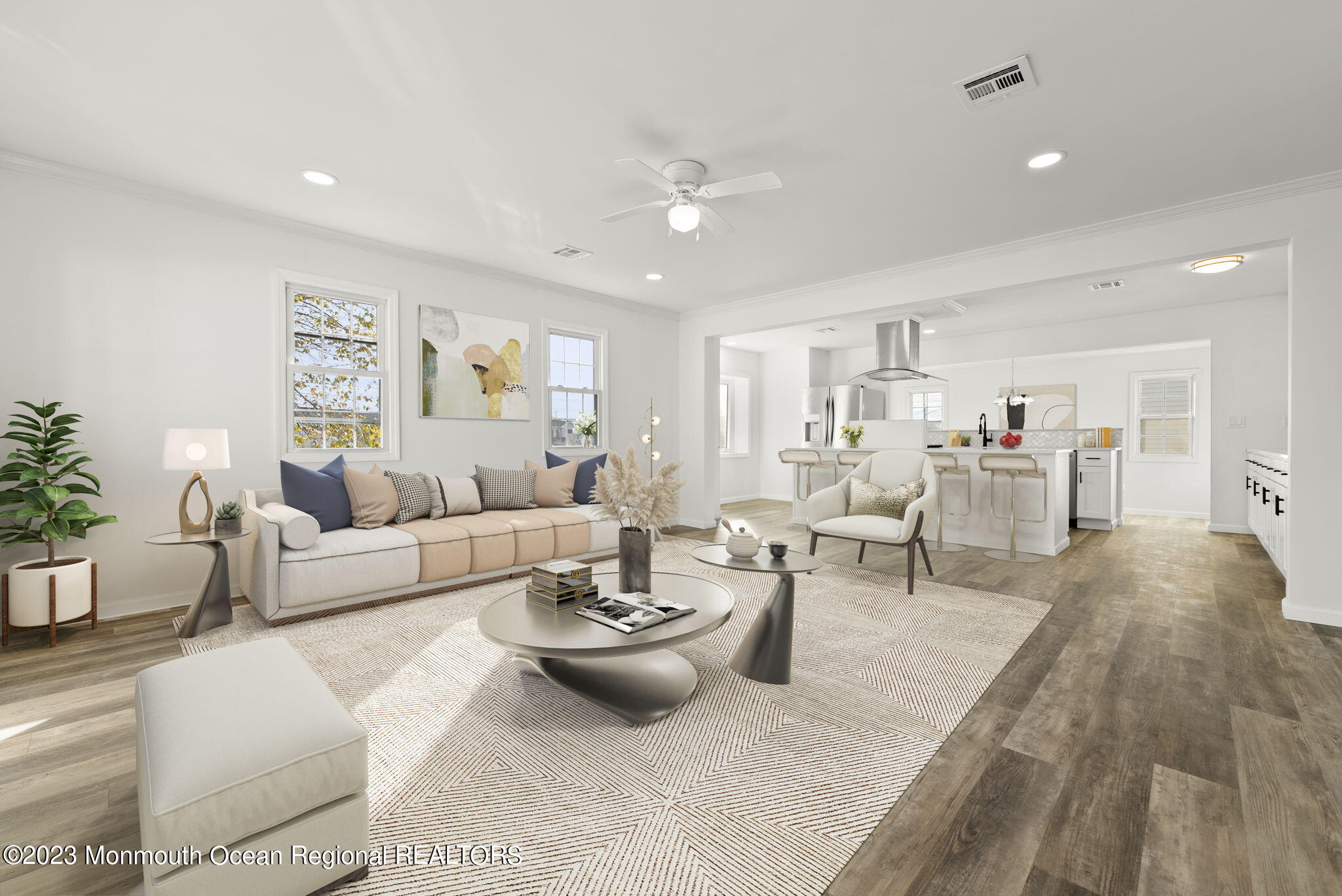3 Hickory Hill Road Toms River, NJ 08753 - Photo 7 of 27 a living room with furniture and view of kitchen