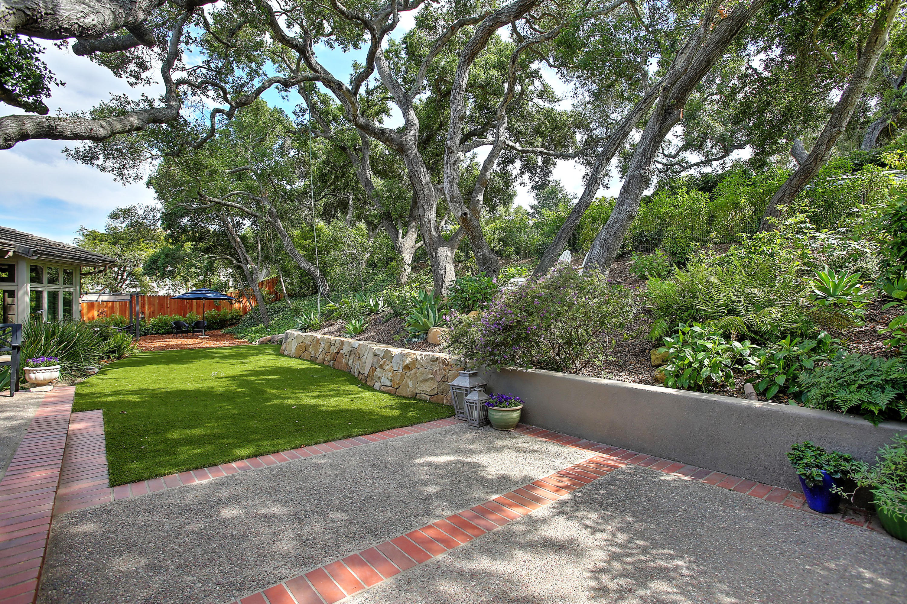 947 Arcady Road Santa Barbara, CA 93108 - Photo 19 of 22 a view of a garden with a slide