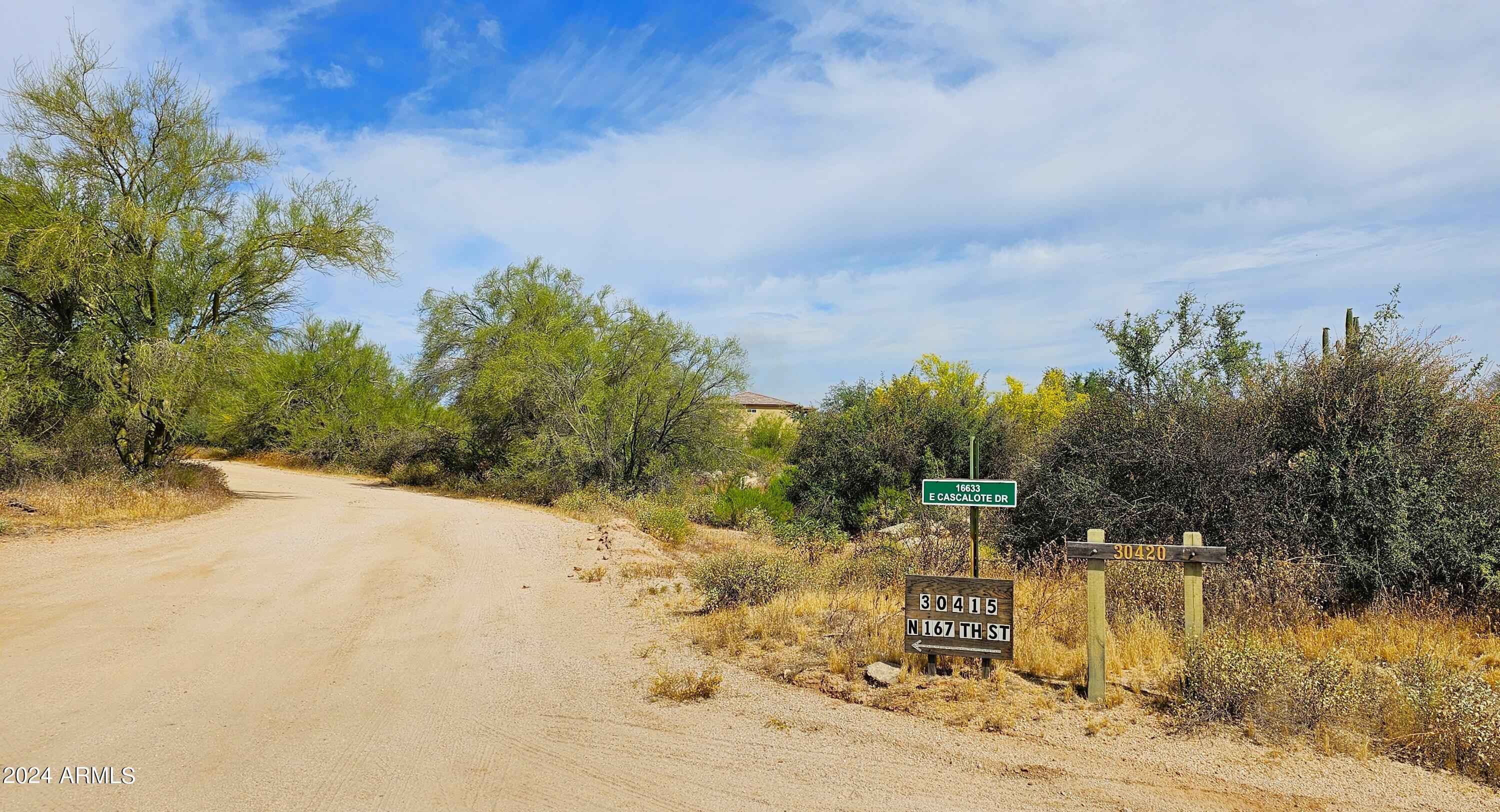 30200 North 168th Street, Unit 1 Rio Verde, AZ 85262 - Photo 7 of 16 Milton Rd.(Sign says Cascalote Rd.)