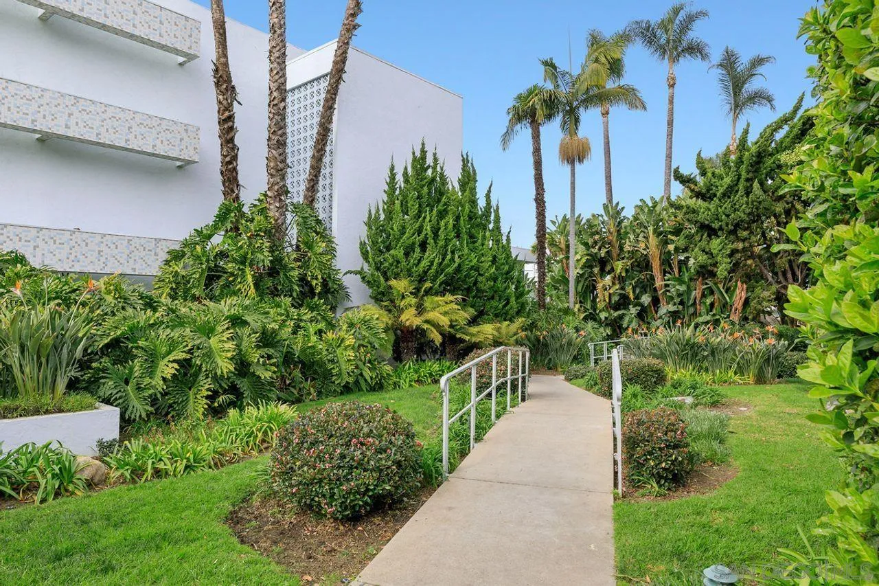 2362 Torrey Pines Road, Unit 33 La Jolla, CA 92037 - Photo 25 of 32 a view of a garden with pathway