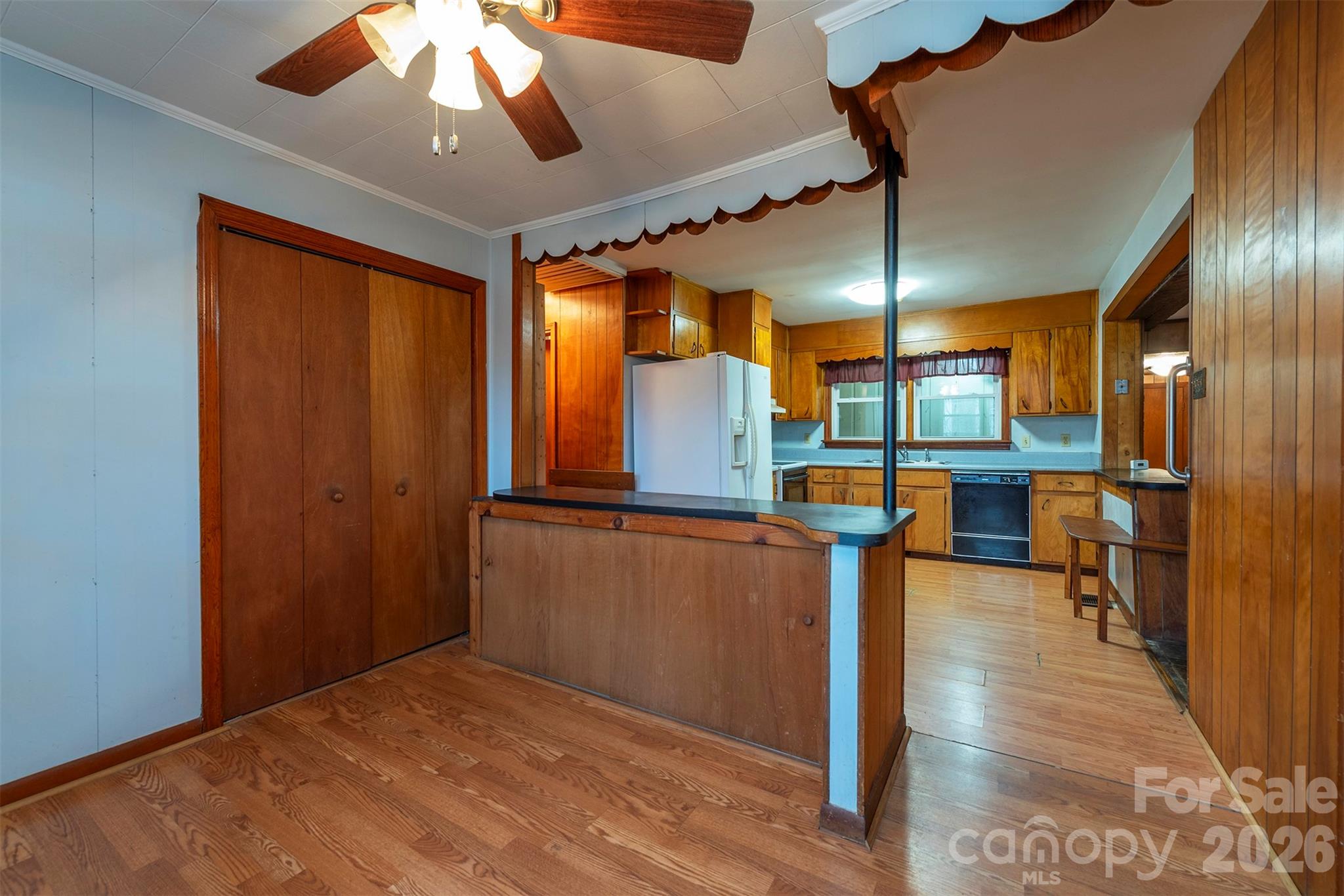 175 River Lane Canton, NC 28716 - Photo 13 of 35 wooden floor in an empty room with a window