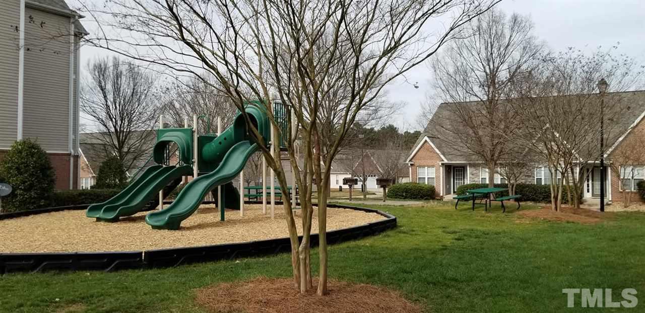 11341 Involute Place, Unit 101 Raleigh, NC 27617 - Photo 19 of 20 Community play area with picnic table and grills.