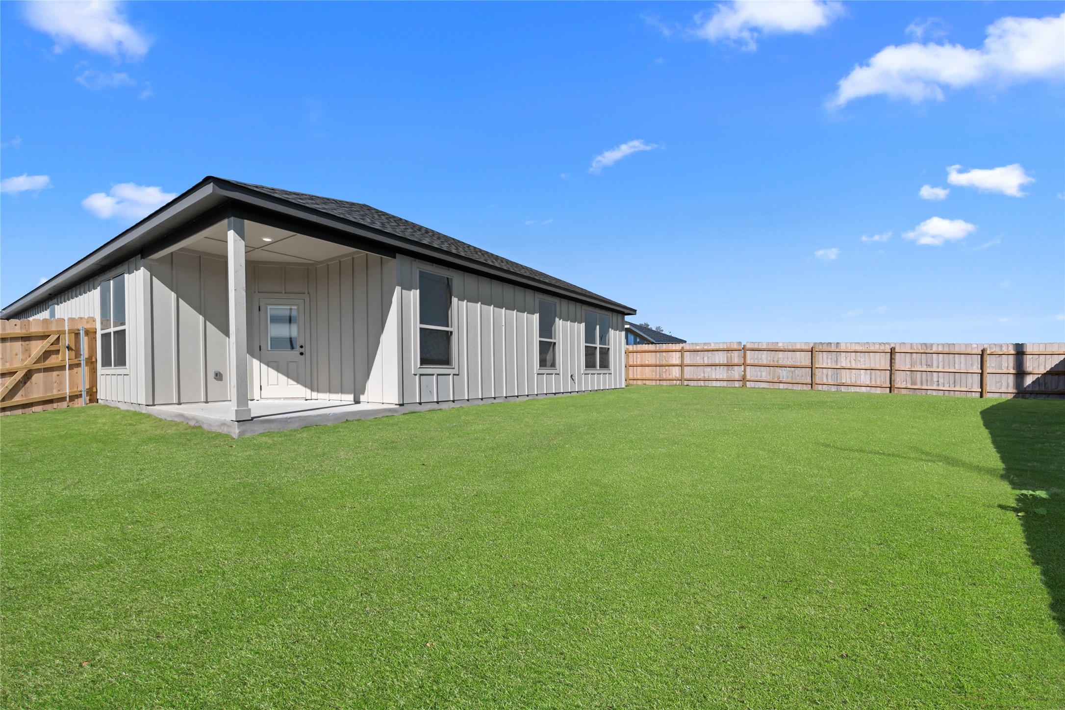 560 Gus Loop Georgetown, TX 78626 - Photo 17 of 17 a view of a backyard with a garden