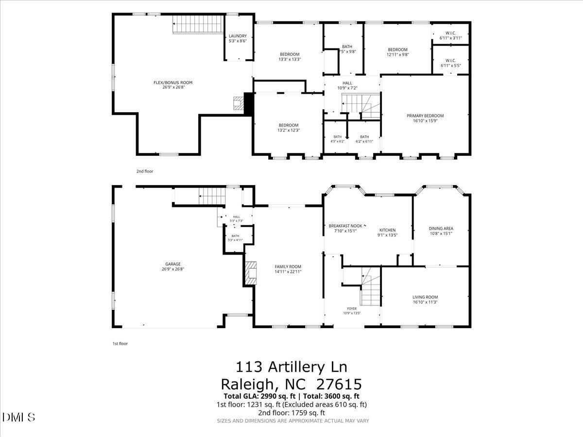 113 Artillery Lane Raleigh, NC 27615 - Photo 54 of 56 55-113 Artillery Ln Floor Plan-52