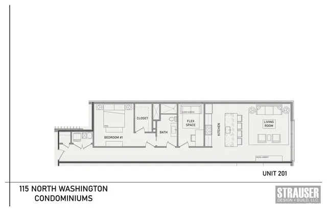 $604,860 | 115 North Washington Street, Unit 201 201, Bloomington, IN 47408