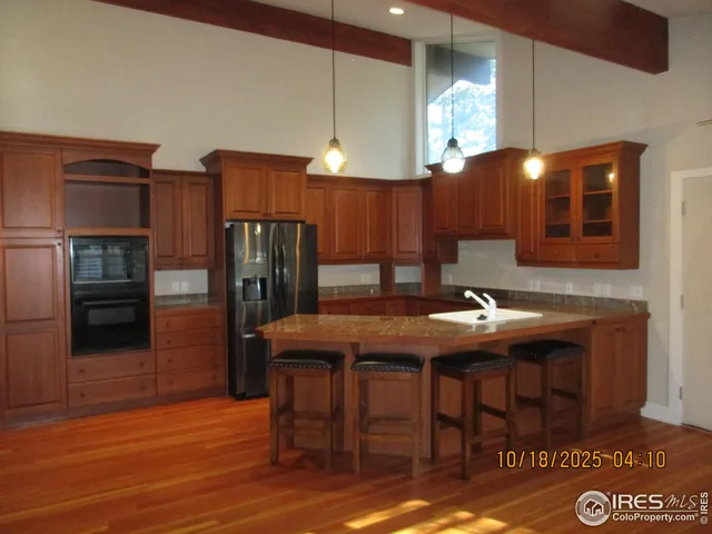 a view of a street with lots of trees