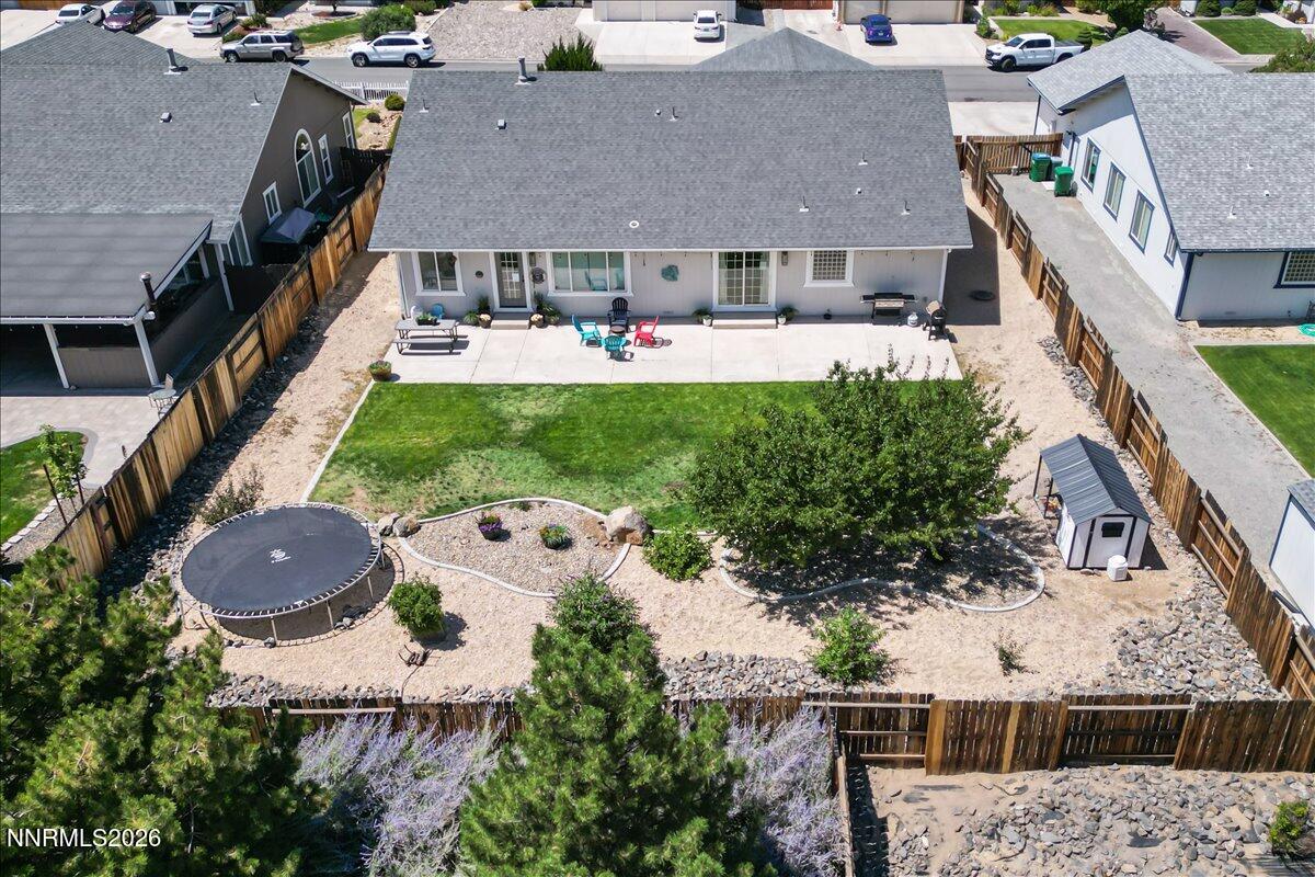 2400 Pileus Road Spanish Springs, NV 89441 - Photo 26 of 29 an aerial view of a house with outdoor space and sitting space