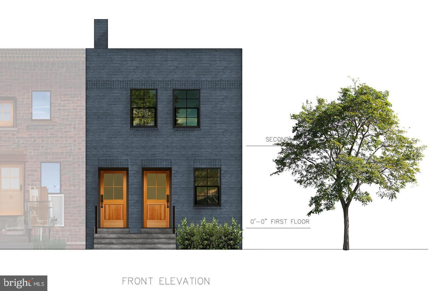 1721 Q Street Southeast Washington, DC 20020 - Photo 4 of 7 a black and white photo of a house