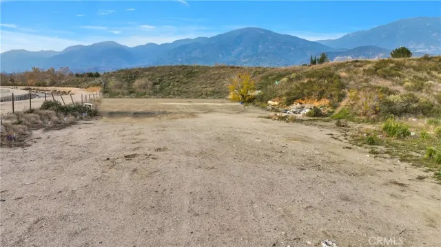 a view of a lake with a mountain in the background