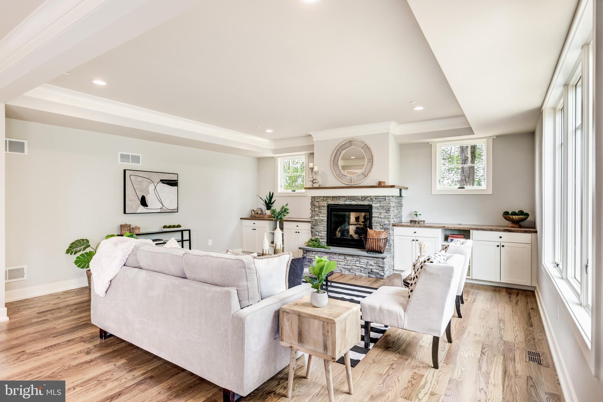 1360 Bollinger Road Westminster, MD 21157 - Photo 17 of 68 Family Room w/gas fireplace & custom shelving