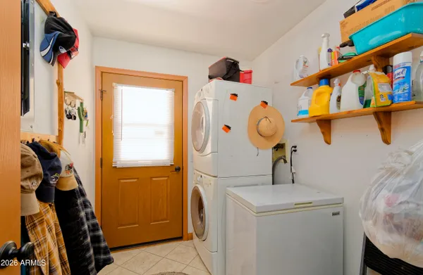 a room with storage and utility