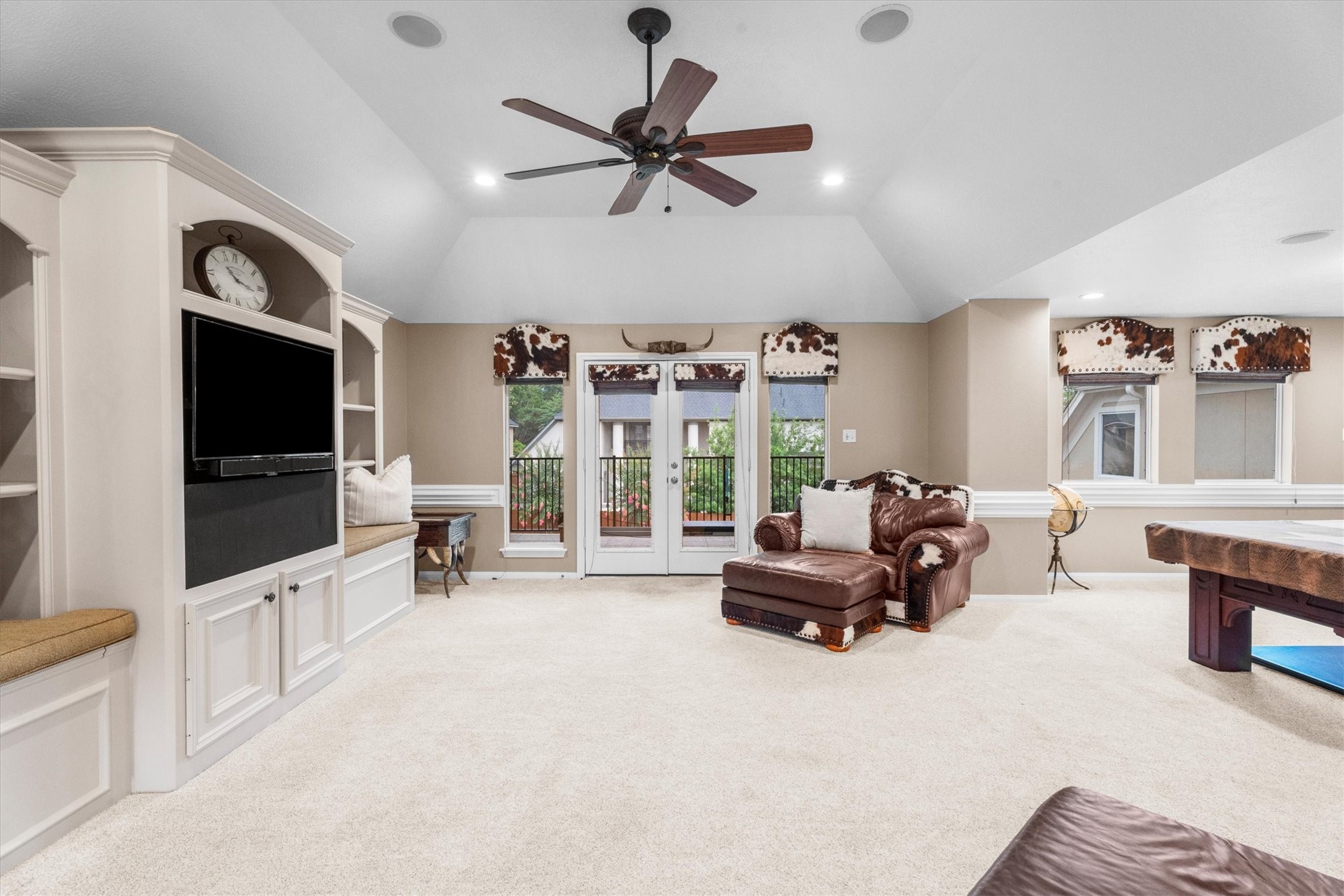 15415 Prade Ranch Lane Cypress, TX 77429 - Photo 28 of 50 Double French doors open to covered patio