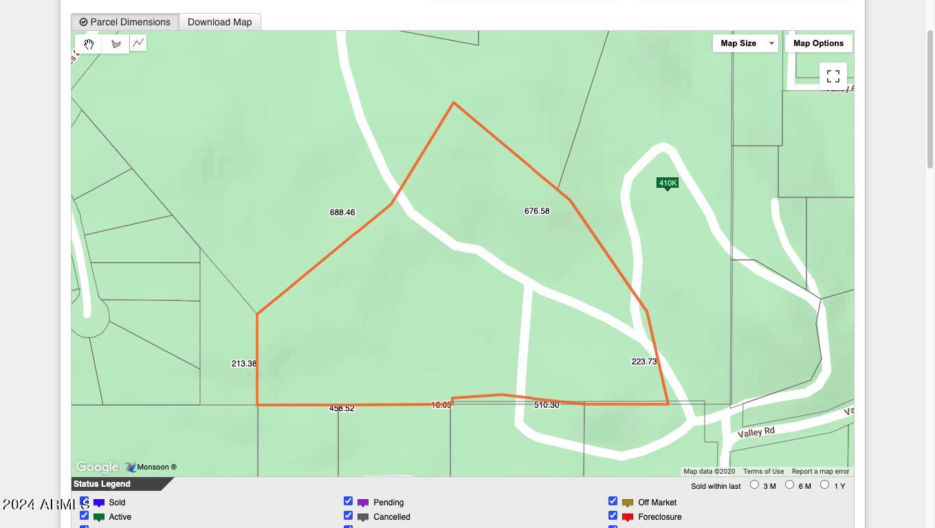 Merritt Center Forest Lot Dimensions
