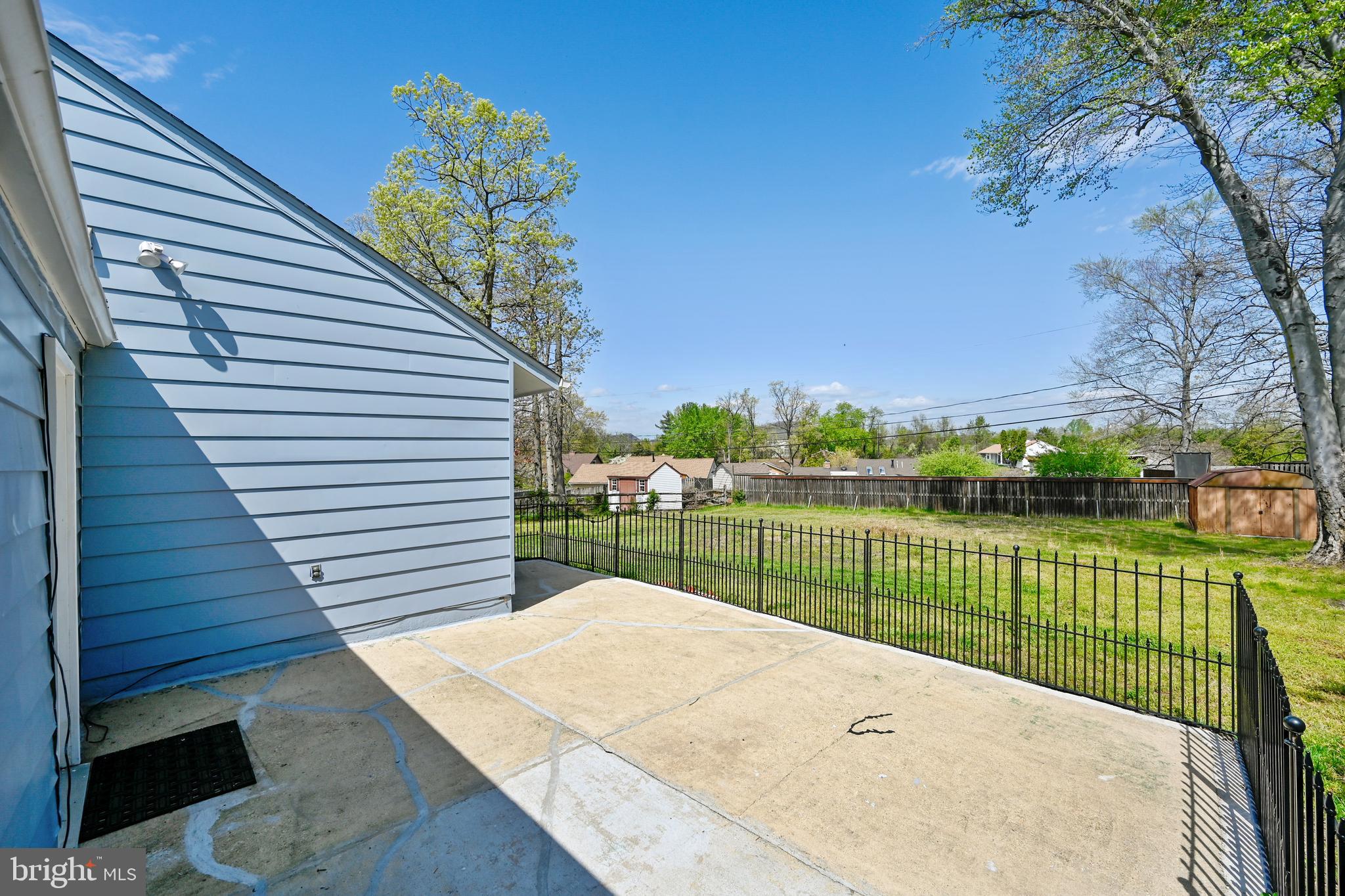 8606 Contee Road Laurel, MD 20708 - Photo 22 of 28 Exterior - Concrete Patio