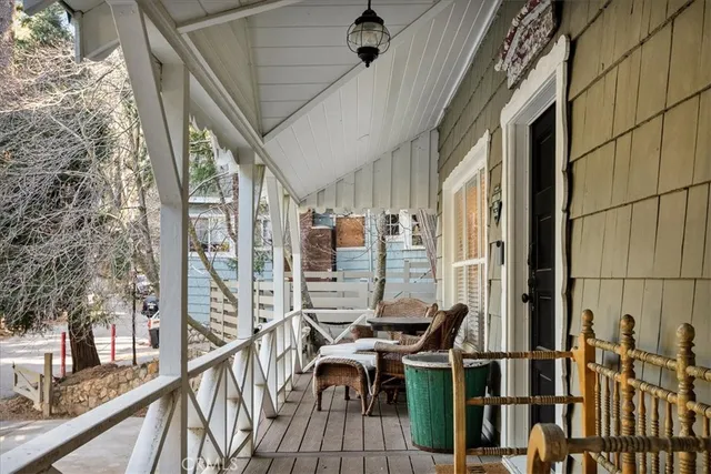 a view of balcony and patio