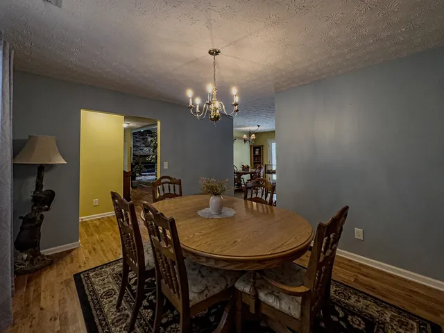 a house with trees in the background