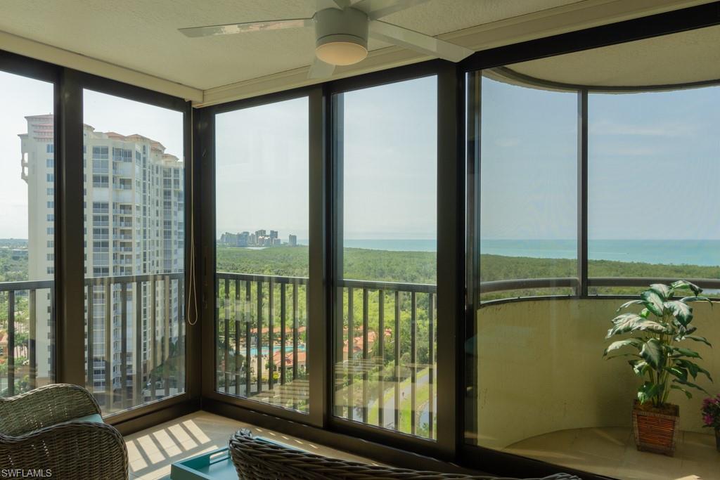 6825 Grenadier Boulevard, Unit 1505 Naples, FL 34108 - Photo 29 of 35 a view of a balcony with lake view and a ocean view