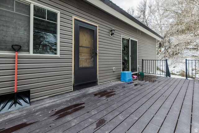 7203 East Cub River Road Preston, ID 83263 - Photo 25 of 33 View of wooden terrace