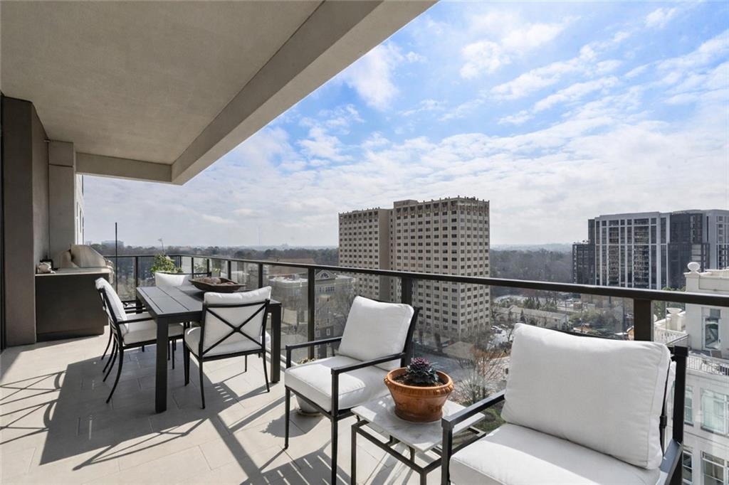 2520 Peachtree Road West, Unit 1203 Atlanta, GA 30305 - Photo 34 of 65 a view of a terrace with furniture
