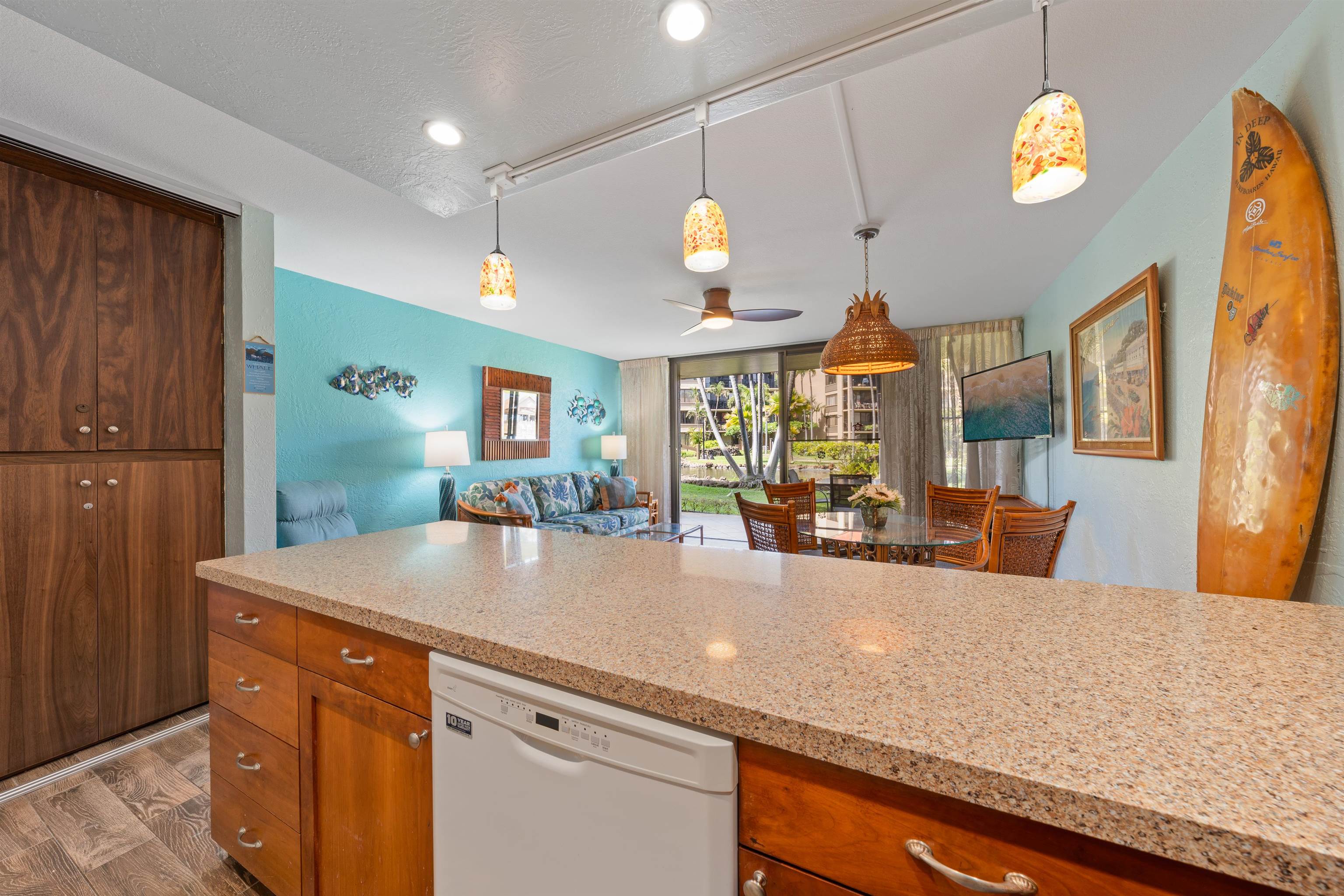 3543 Lower Honoapiilani Road, Unit G103 Lahaina, HI 96761 - Photo 20 of 47 a view of a kitchen counter top space