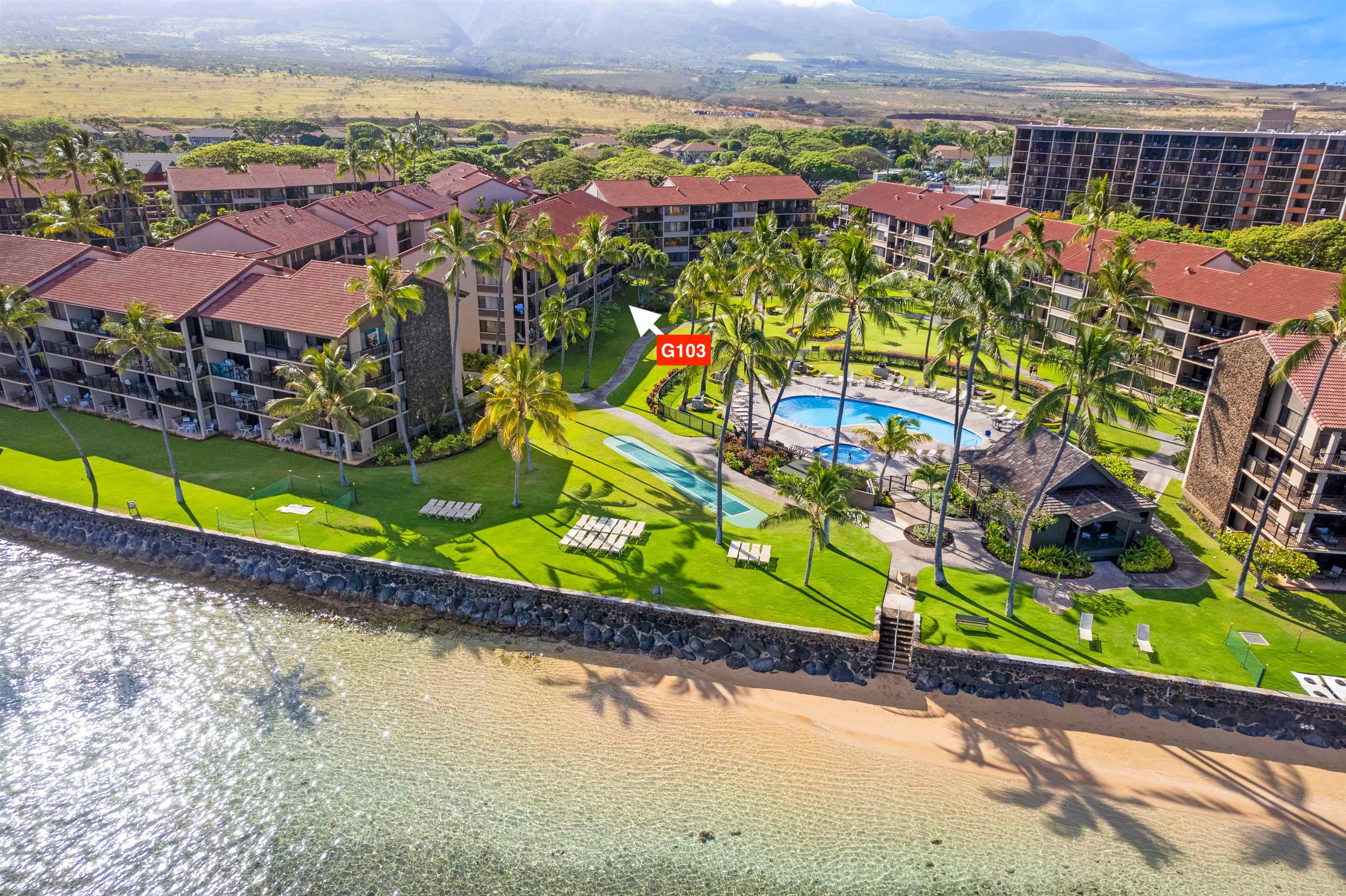 3543 Lower Honoapiilani Road, Unit G103 Lahaina, HI 96761 - Photo 46 of 47 a street view with an ocean view