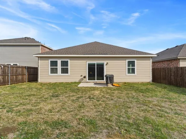 a backyard of a house