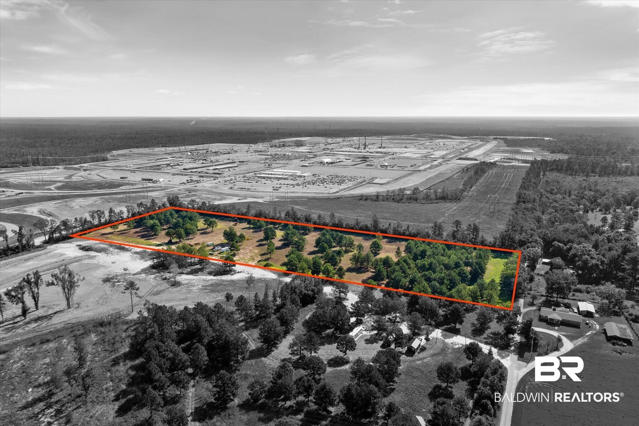15685 Louis Cooper Road Bay Minette, AL 36507 - Photo 8 of 26 Bird's eye view