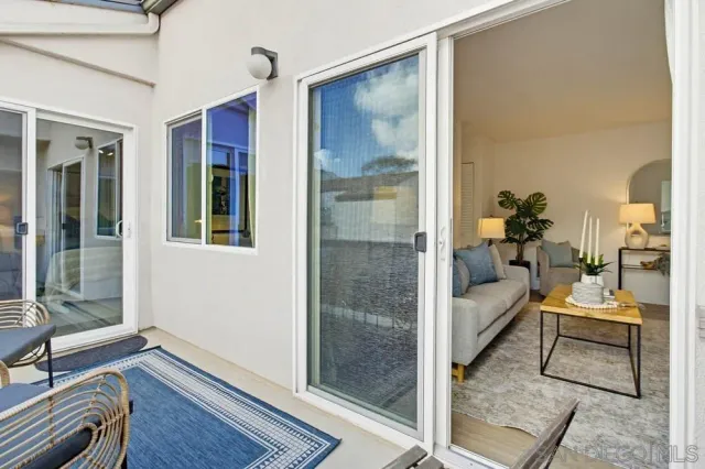 a view of a multi story building