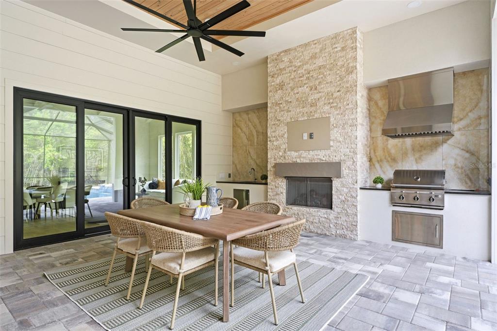 5995 Southwest 124th Way Archer, FL 32618 - Photo 24 of 33 a view of a livingroom with furniture and a fireplace