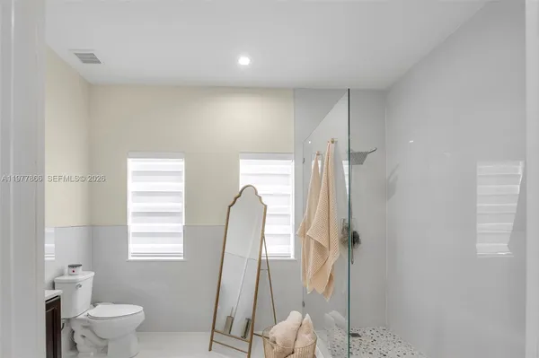 a view of a bedroom