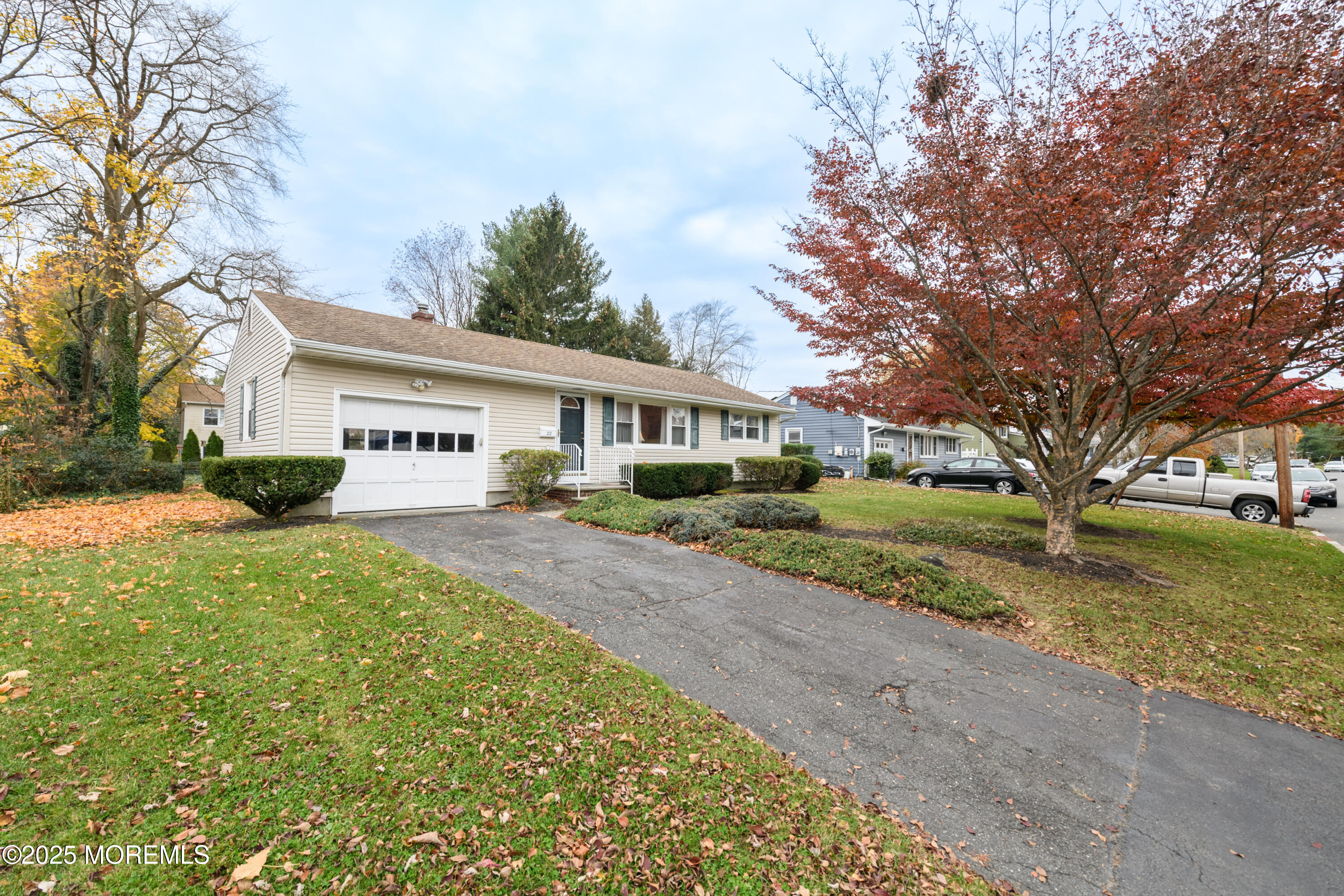 22 Overhill Road Matawan, NJ 07747 - Photo 18 of 27 a front view of house with yard and green space