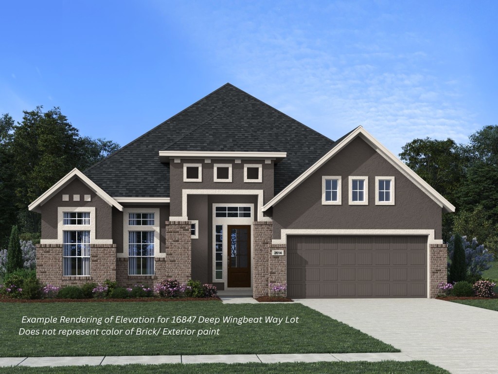 16847 Deep Wingbeat Way Magnolia, TX 77354 - Photo 10 of 16 a front view of a house with a yard