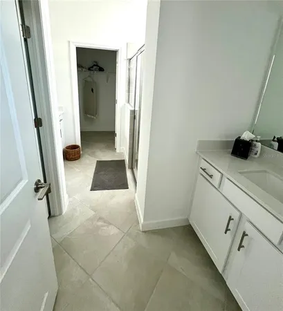a view of an empty room