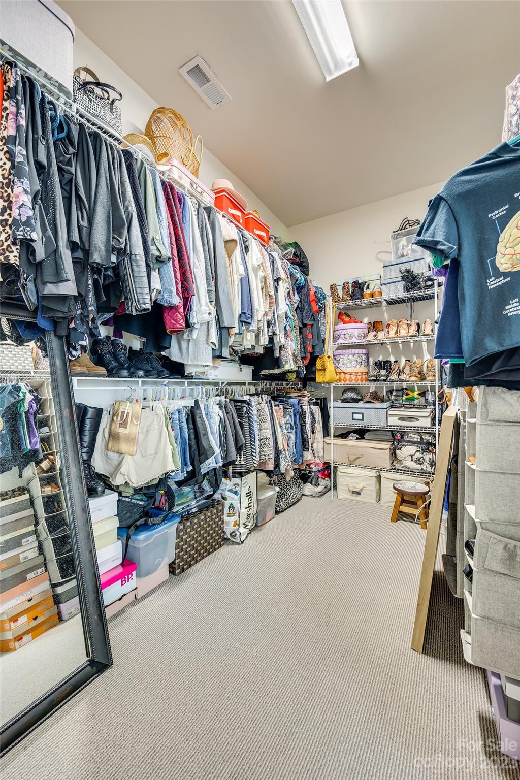 423 Harrier Crossing Circle Fort Mill, SC 29708 - Photo 21 of 36 a view of walk in closet with clothes and shoes