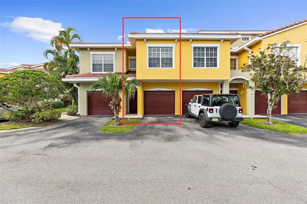 a view of a house with a patio