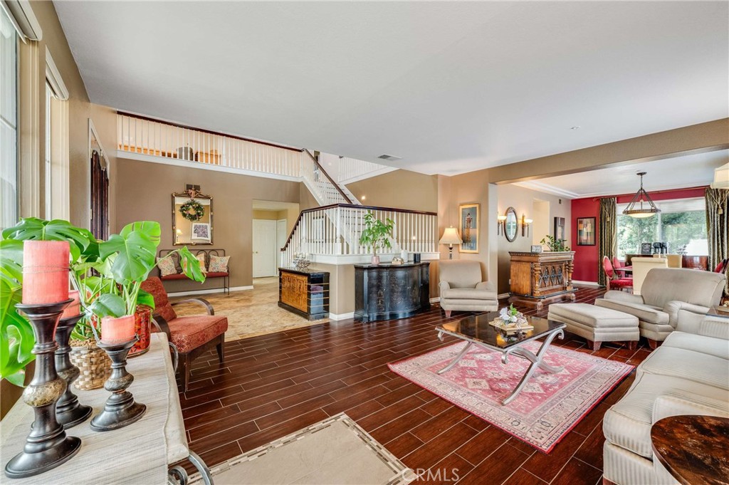 6137 Ridgemont Circle La Verne, CA 91750 - Photo 5 of 53 Living Room and Staircase
