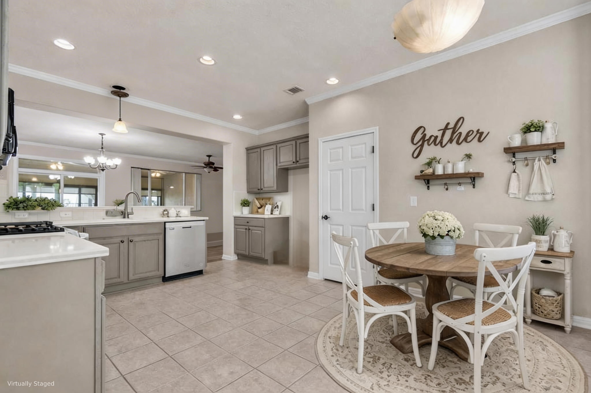 409 Rio Grande Loop Georgetown, TX 78633 - Photo 3 of 34 Virtually Staged Breakfast area inside kitchen