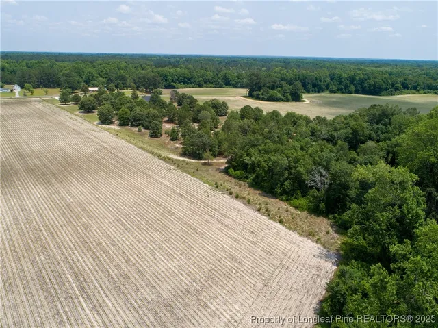 an aerial view of a house with a yard and outdoor space