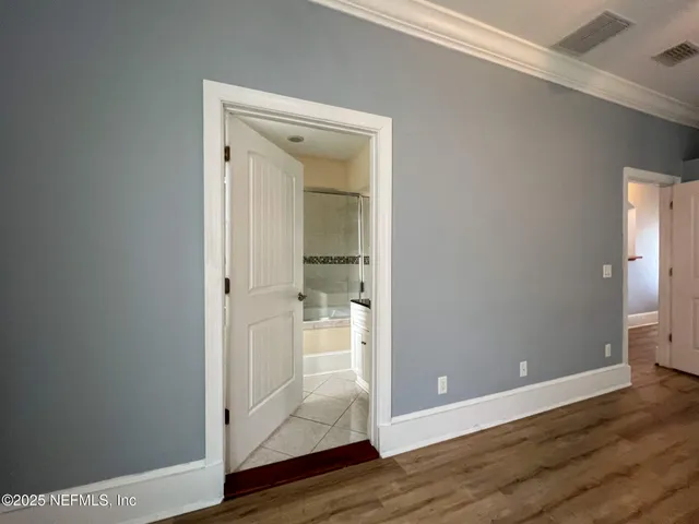 wooden floor in an empty room