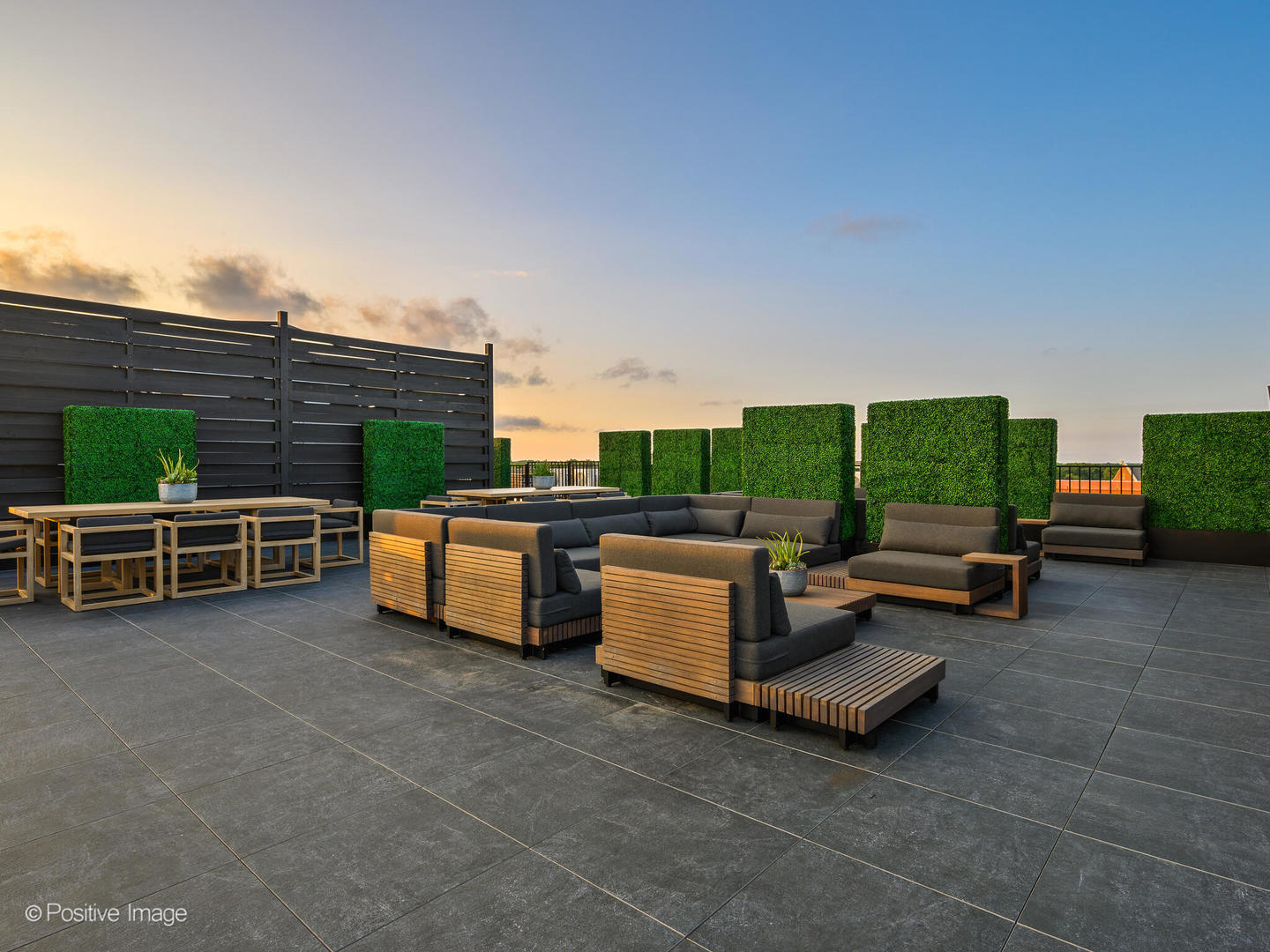 11 West Prospect Avenue, Unit 515 Mount Prospect, IL 60056 - Photo 28 of 43 a view of a terrace with chairs and a fire pit