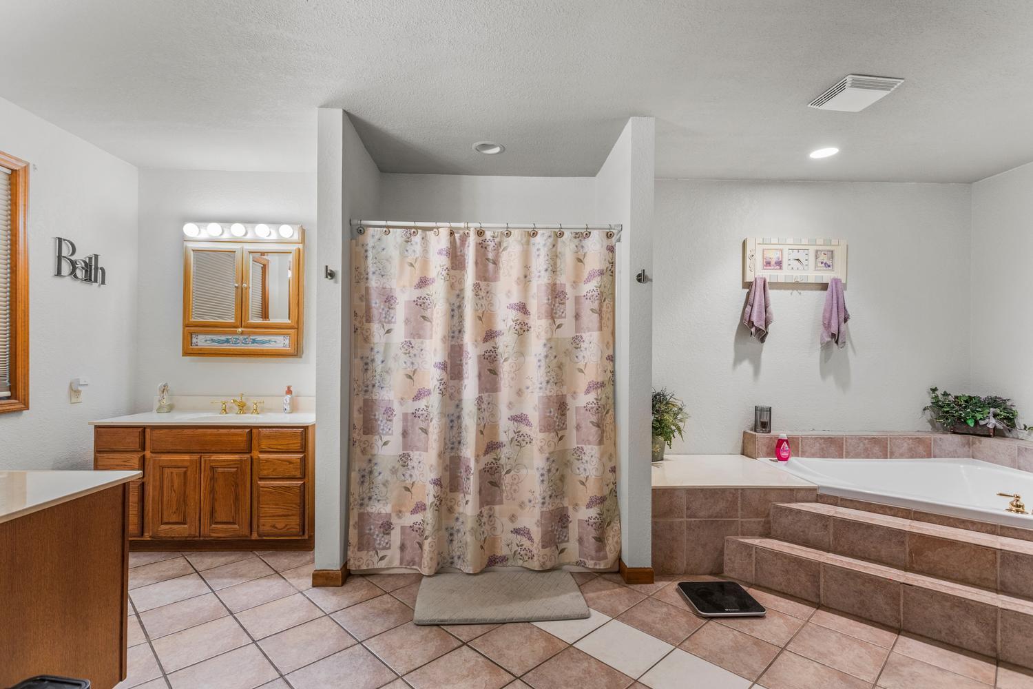 12317 North 1100 East Road Catlin, IL 61817 - Photo 25 of 44 a bathroom with a tub sink and mirror