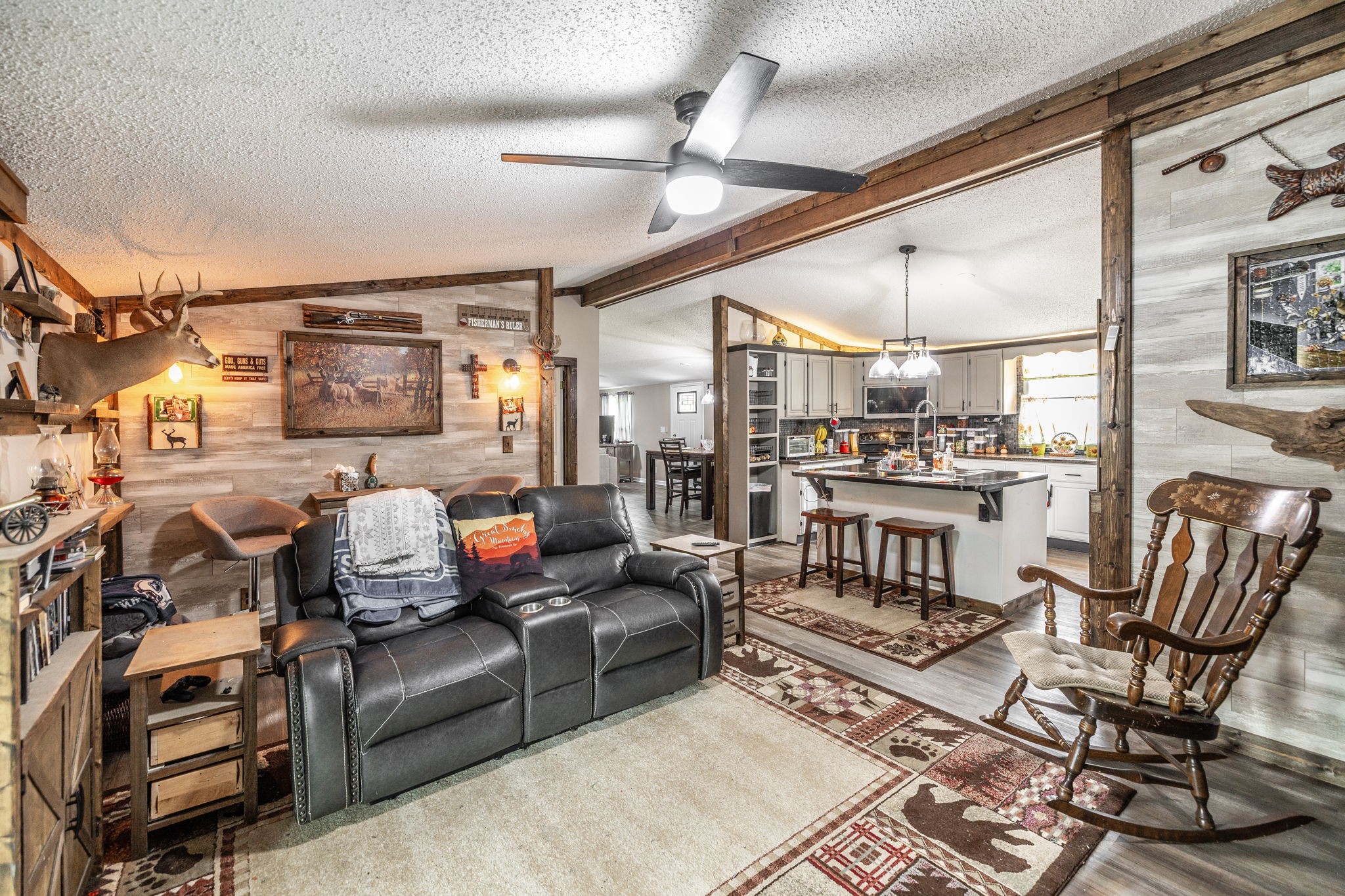 5776 Craft Road Joelton, TN 37080 - Photo 17 of 57 a living room with furniture fireplace and a table