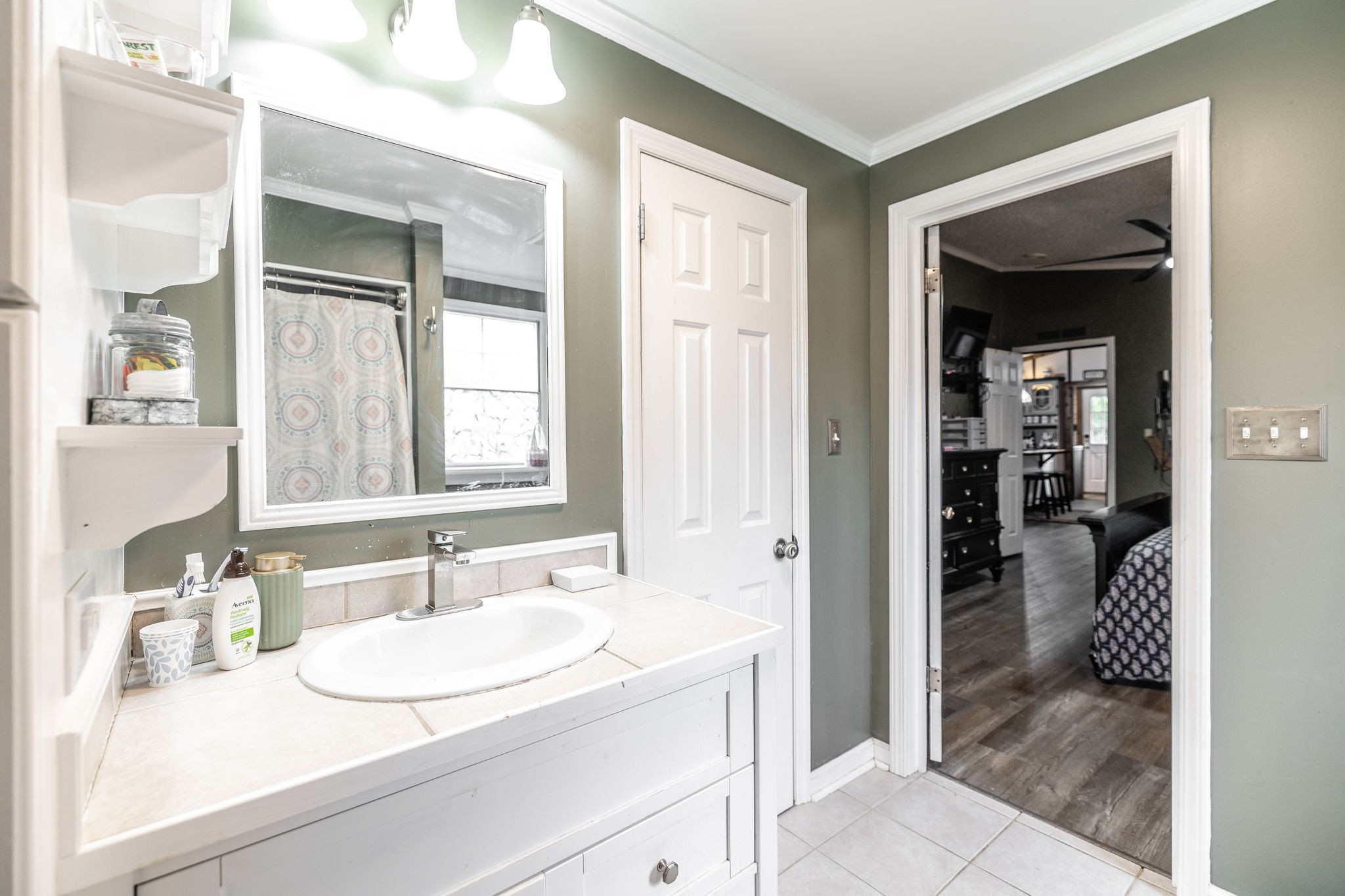 5776 Craft Road Joelton, TN 37080 - Photo 22 of 57 a bathroom with a sink and a mirror