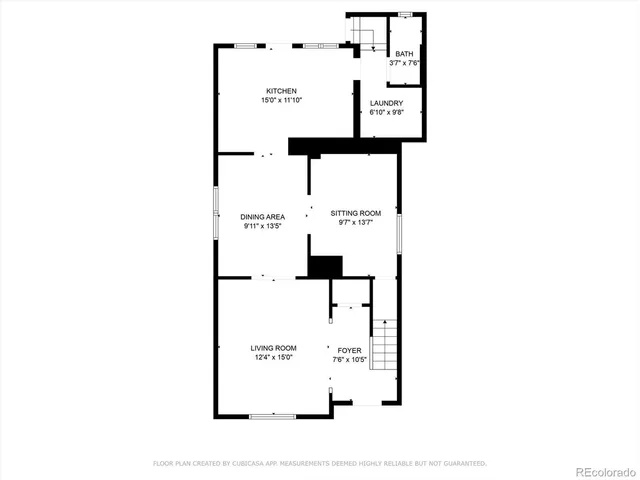 a picture of a floor plan