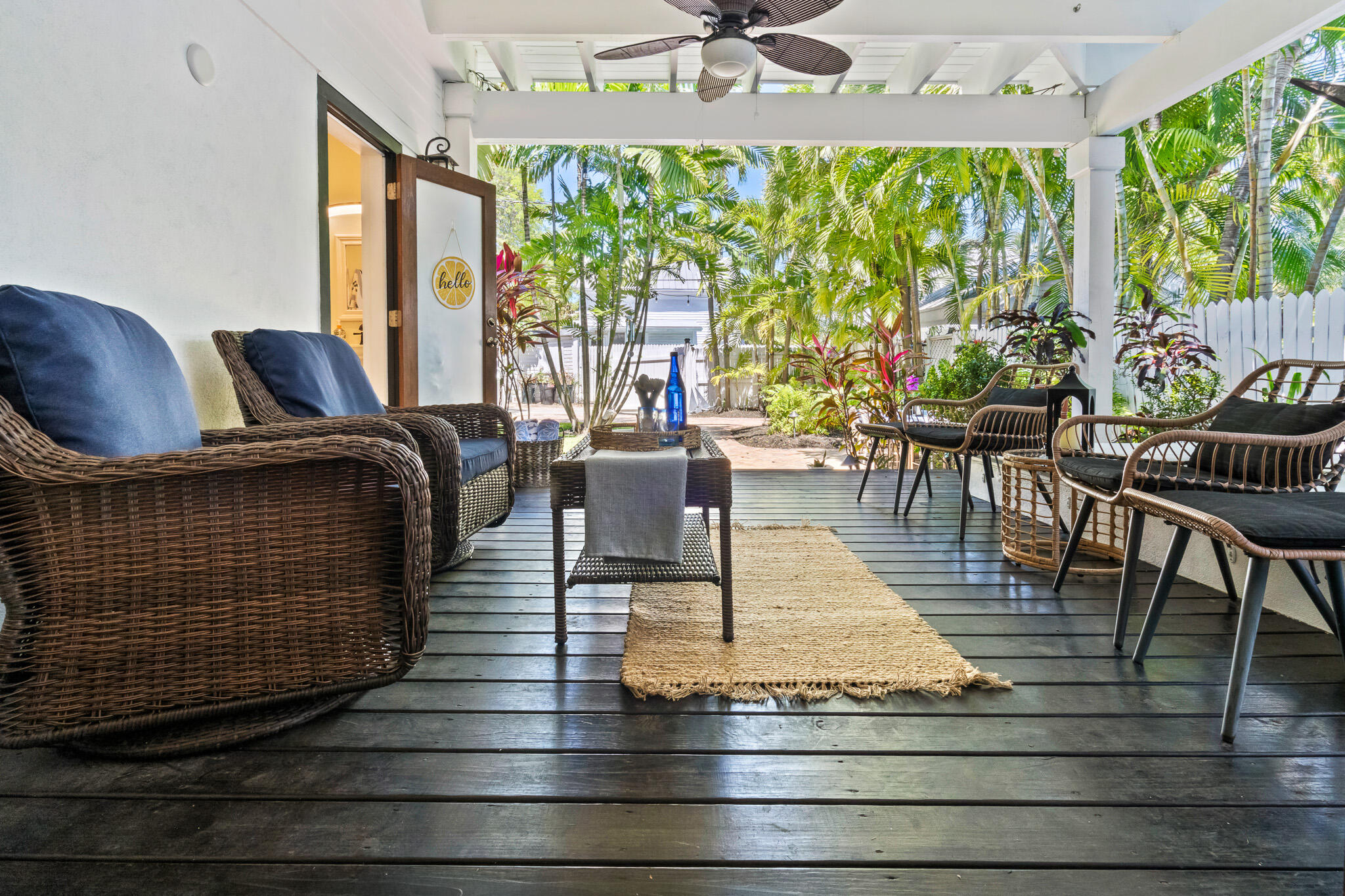 1019 Eaton Street Key West, FL 33040 - Photo 24 of 50 Covered Outdoor Entertaining Area