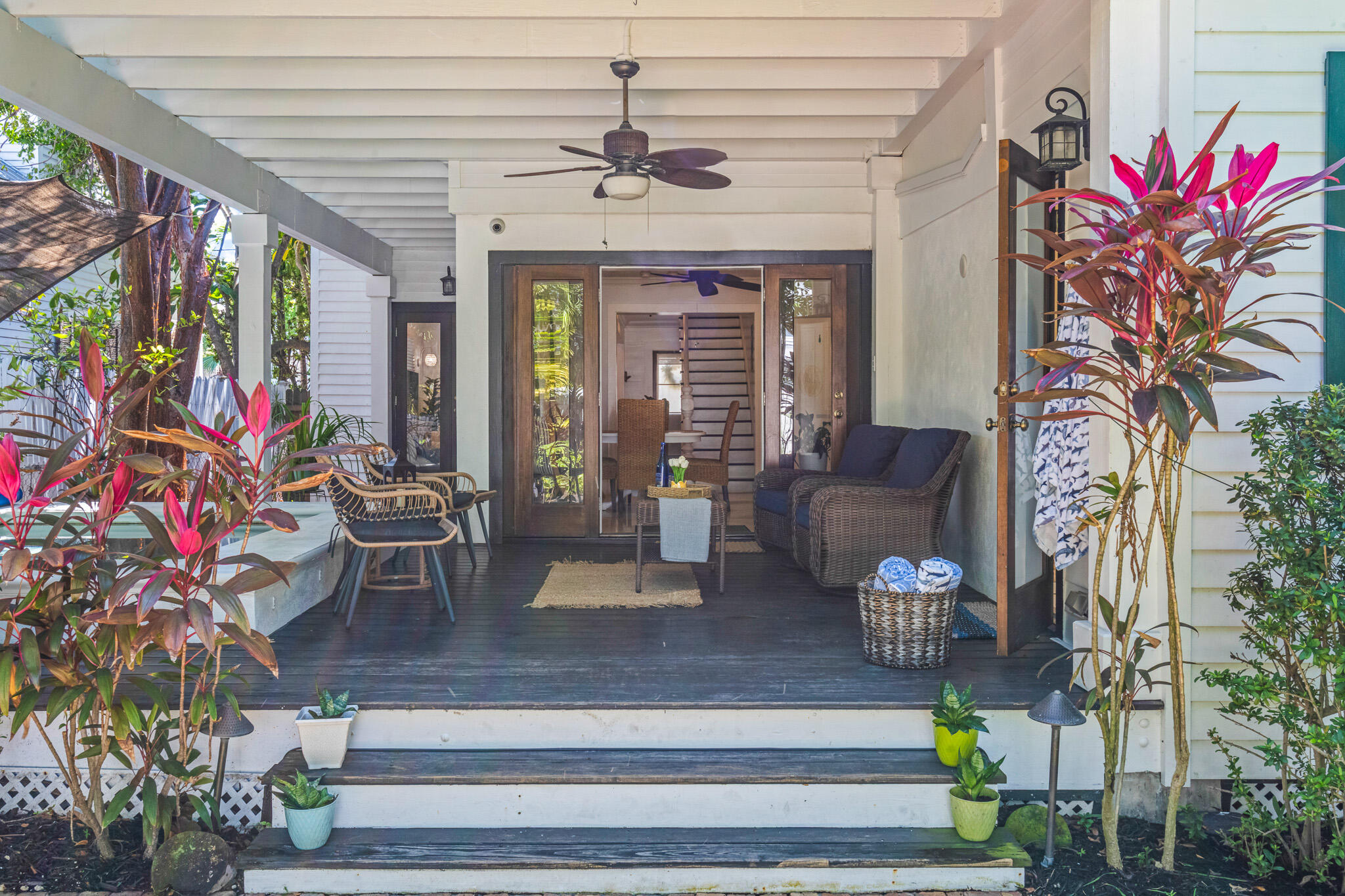 1019 Eaton Street Key West, FL 33040 - Photo 36 of 50 Covered Deck Area