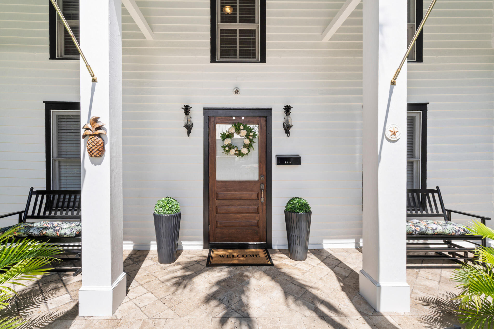 1019 Eaton Street Key West, FL 33040 - Photo 45 of 50 Large Front Porch w/Porch Swings
