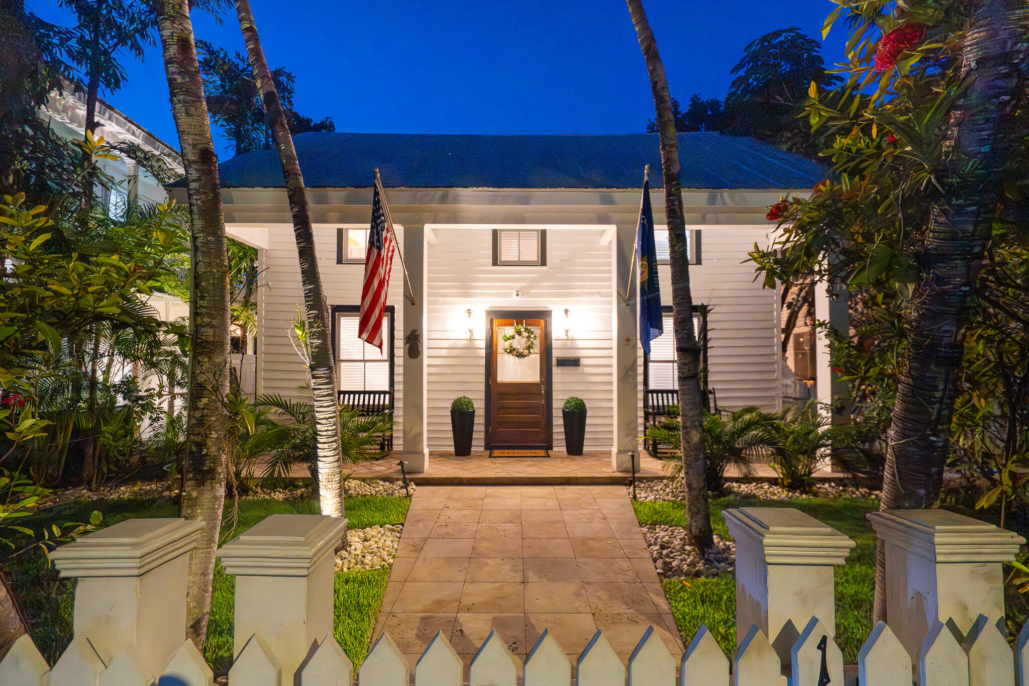 1019 Eaton Street Key West, FL 33040 - Photo 49 of 50 Historic Eyebrow Home At Twilight