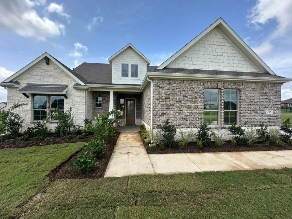 295 Brown Road Leonard, TX 75452 - Photo 1 of 28 Contemporary single-story residence with a multi-textured facade