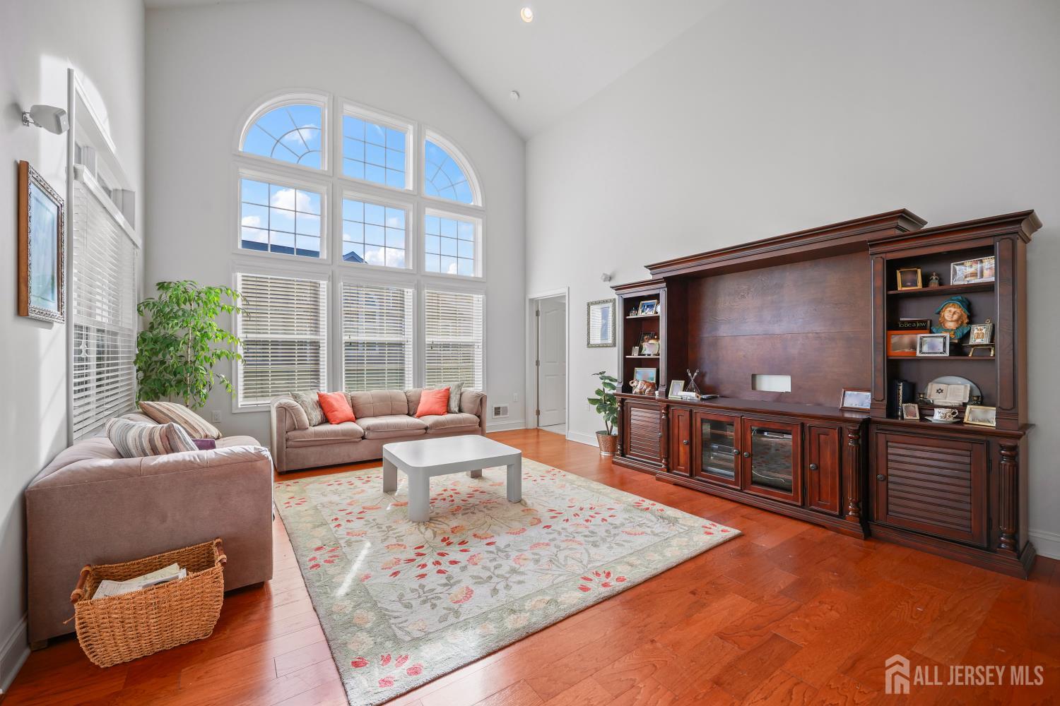 46 Mandrake Road Monroe Township, NJ 08831 - Photo 16 of 58 a living room with furniture and a flat screen tv